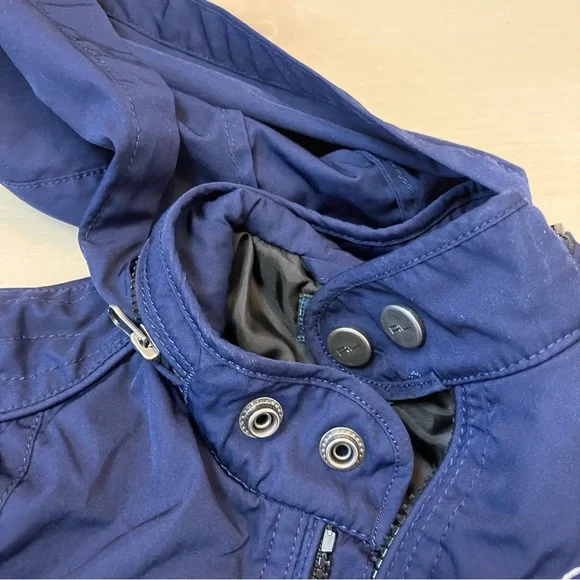 💙 Polo by Ralph Lauren blue hooded outerwear jacket coat toddler 18 months